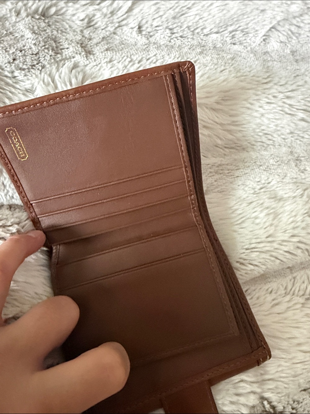 Coach Brown Signature Canvas Wallet & Zip Pouch box - Picture 4 of 5